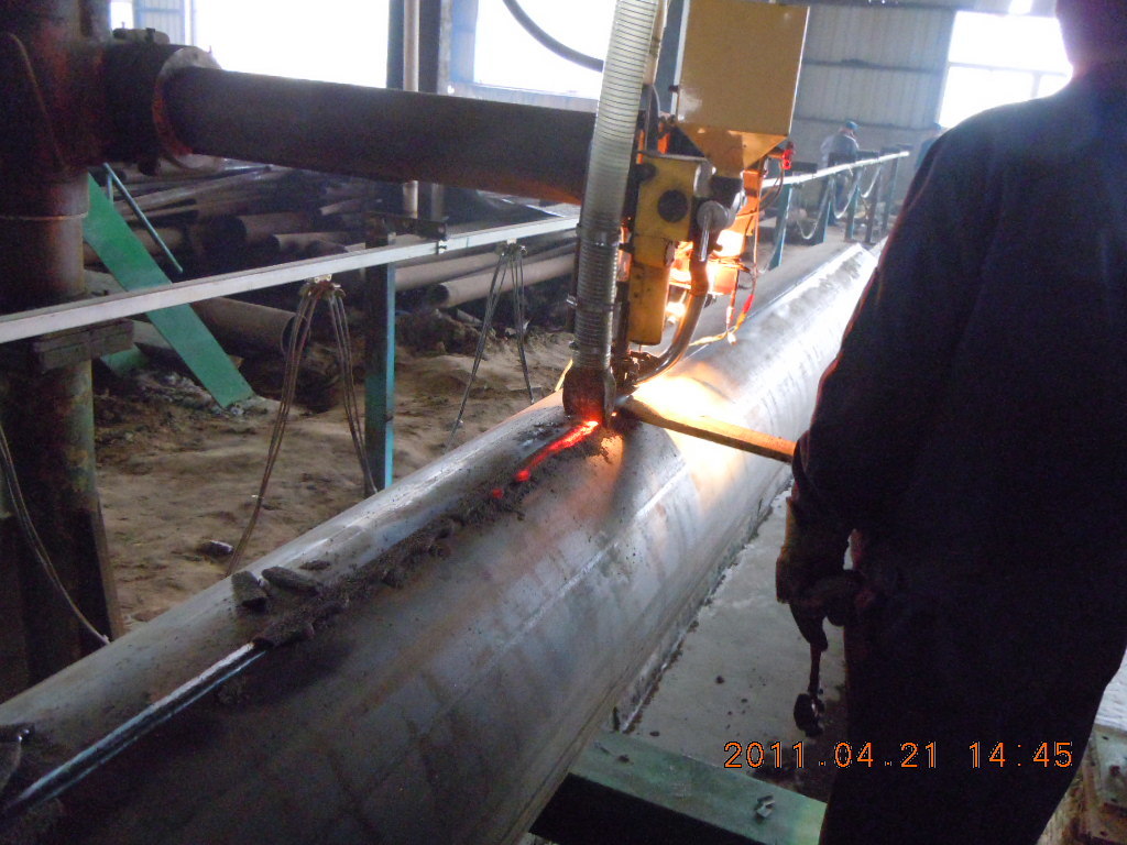 ERW Steel Pipe Line Steel API X50 60 70 80/ASTM A53 Grb/Q235/Ss400 Tupe for Oil Transport