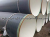 Mill Certificated Black Paint Coating ERW Steel Pipe