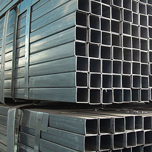 Pre Galvanized Mild Steel Square Tube Q295 Q235