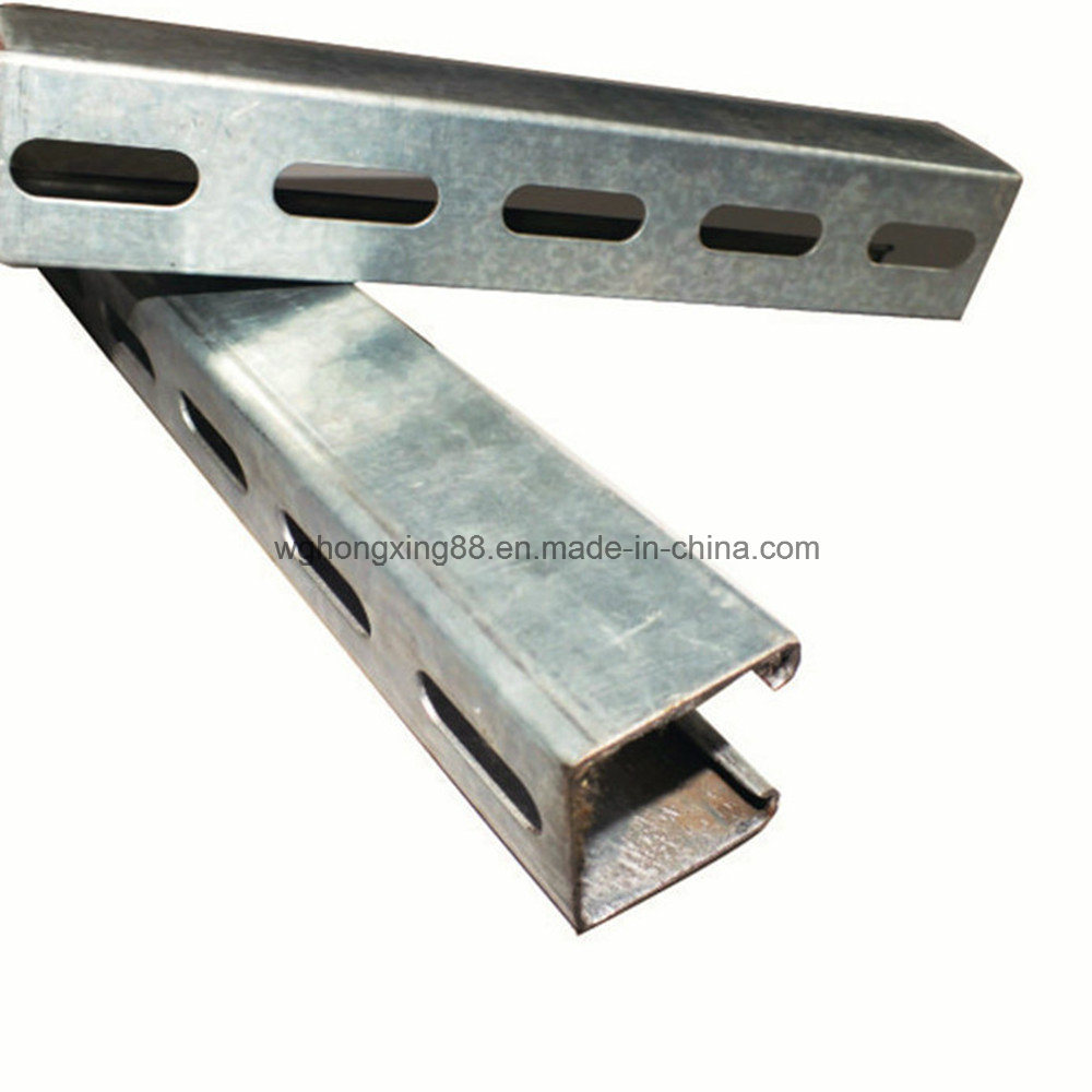 Galvanized C-Channel Section Steel Solar Mounting Bracket