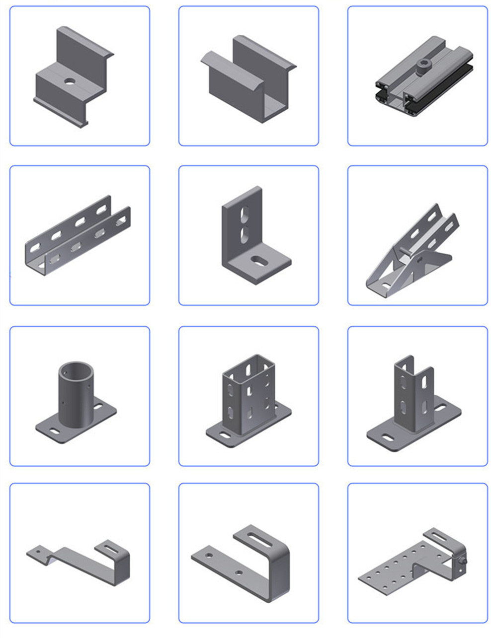 Photovoltaic Panel Ground Solar Mounting Bracket