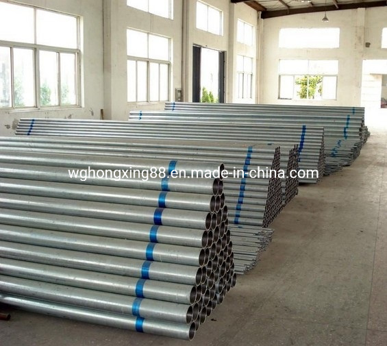 Q235B 45# Q345b Gr. B Galvanized Zinc Coating Pipe Seamless Steel Tube for Agriculture