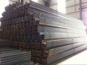 U Shape Hot Rolled Steel Sheet Piles for Embankment